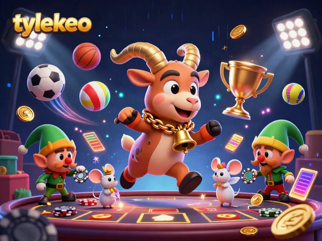 Experience the thrilling world of tylekeo with lively characters in a dynamic casino setting.