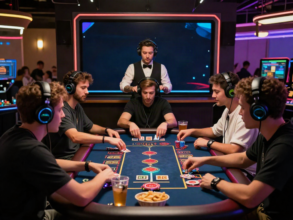 Players enjoying exciting live games at RED88 online casino.