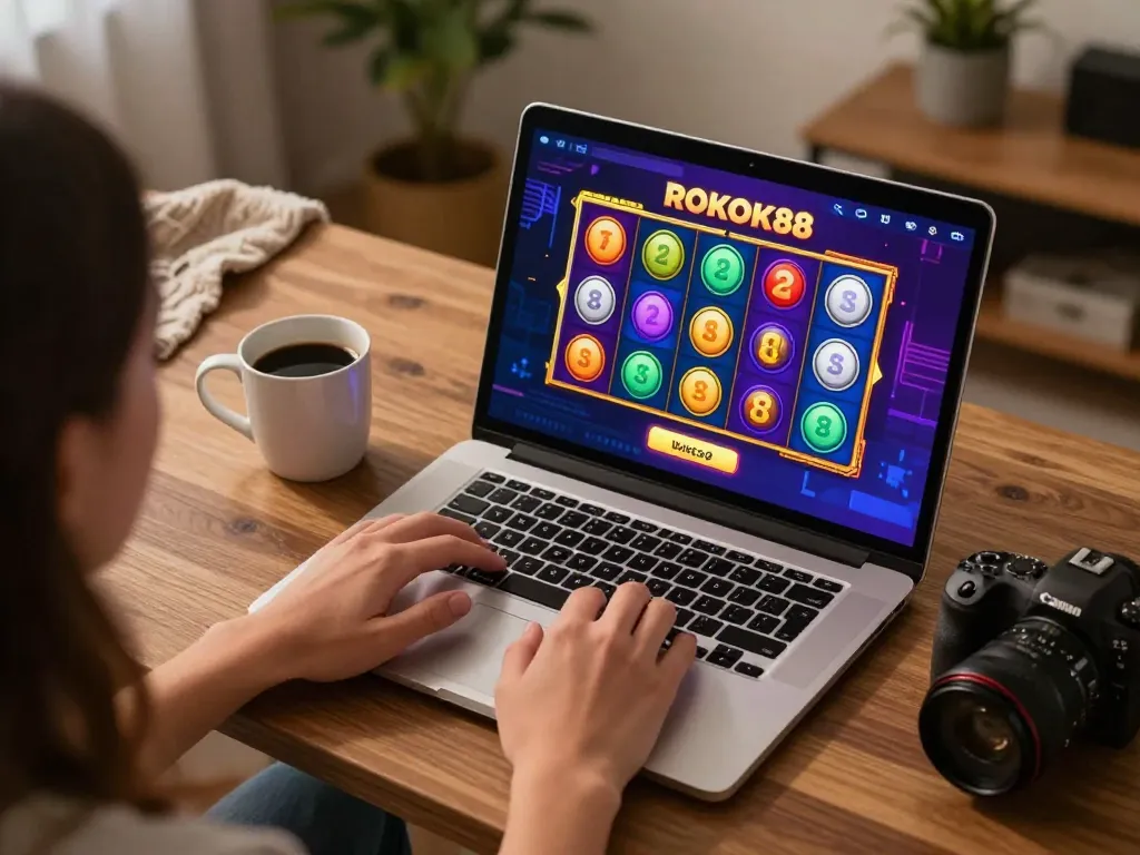 Rasakan sensasi login rokok88 slot sambil menikmati kenyamanan bermain di rumah dengan visual yang cerah.